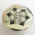 Crystal button for clothing garment accessories